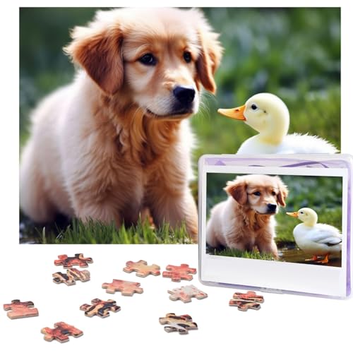 Puzzle 500 Teile Hund und eine Ente Puzzles Personalisiertes Bilderpuzzle für Erwachsene Fotopuzzles Holzpuzzles Geschenk Klassisches Puzzle für Familie Hochzeit Geburtstag Valentinstag Puzzle 500 Teile Hund und eine Ente Puzzles Personalisiertes Bilderpuzzle für Erwachsene Fotopuzzles Holzpuzzles Geschenk Klassisches Puzzle für Familie Hochzeit Geburtstag Valentinstag von LZQPOEAS