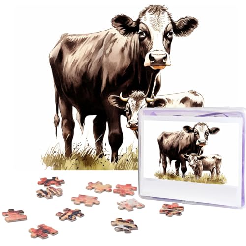 Puzzle 500 Teile Kuh Malerei Puzzles Personalisiertes Bilderpuzzle für Erwachsene Fotopuzzles Holzpuzzles Geschenk Klassisches Puzzle für Familie Hochzeit Geburtstag Valentinstag Puzzle 500 Teile Kuh Malerei Puzzles Personalisiertes Bilderpuzzle für Erwachsene Fotopuzzles Holzpuzzles Geschenk Klassisches Puzzle für Familie Hochzeit Geburtstag Valentinstag von LZQPOEAS
