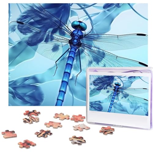 Puzzle 500 Teile Kunst Blau Libelle Puzzles Personalisiertes Bilderpuzzle für Erwachsene Fotopuzzles Holzpuzzles Geschenk Klassisches Puzzle für Familie Hochzeit Geburtstag Valentinstag Puzzle 500 Teile Kunst Blau Libelle Puzzles Personalisiertes Bilderpuzzle für Erwachsene Fotopuzzles Holzpuzzles Geschenk Klassisches Puzzle für Familie Hochzeit Geburtstag Valentinstag von LZQPOEAS