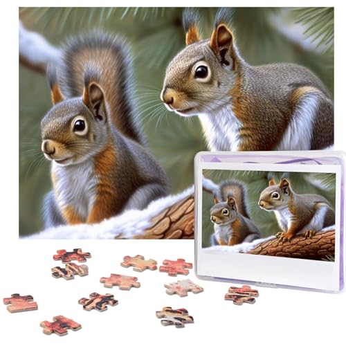 Puzzle 500 Teile Little Squirrel Puzzles Personalisiertes Bilderpuzzle für Erwachsene Fotopuzzles Holzpuzzles Geschenk Klassisches Puzzle für Familie Hochzeit Geburtstag Valentinstag Puzzle 500 Teile Little Squirrel Puzzles Personalisiertes Bilderpuzzle für Erwachsene Fotopuzzles Holzpuzzles Geschenk Klassisches Puzzle für Familie Hochzeit Geburtstag Valentinstag von LZQPOEAS
