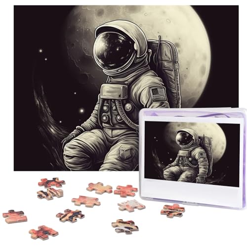 Puzzle 500 Teile Mond Astronaut Puzzles Personalisiertes Bilderpuzzle für Erwachsene Fotopuzzles Holzpuzzles Geschenk Klassisches Puzzle für Familie Hochzeit Geburtstag Valentinstag Puzzle 500 Teile Mond Astronaut Puzzles Personalisiertes Bilderpuzzle für Erwachsene Fotopuzzles Holzpuzzles Geschenk Klassisches Puzzle für Familie Hochzeit Geburtstag Valentinstag von LZQPOEAS