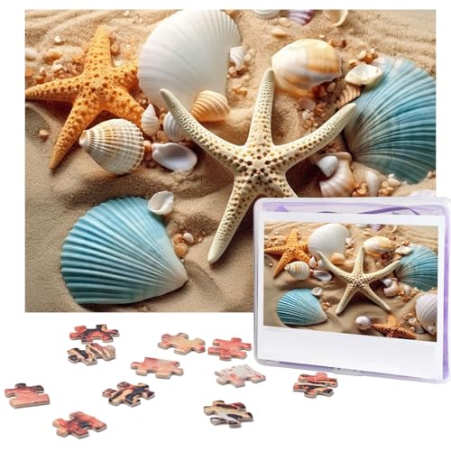 Puzzle 500 Teile Muscheln Seestern Puzzles Personalisiertes Bilderpuzzle für Erwachsene Fotopuzzles Holzpuzzles Geschenk Klassisches Puzzle für Familie Hochzeit Geburtstag Valentinstag Puzzle 500 Teile Muscheln Seestern Puzzles Personalisiertes Bilderpuzzle für Erwachsene Fotopuzzles Holzpuzzles Geschenk Klassisches Puzzle für Familie Hochzeit Geburtstag Valentinstag von LZQPOEAS