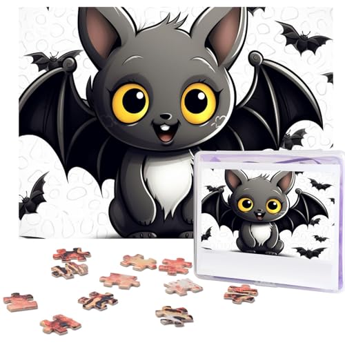 Puzzle 500 Teile Niedliche Fledermaus-Puzzles Personalisiertes Bilderpuzzle für Erwachsene Fotopuzzles Holzpuzzles Geschenk Klassisches Puzzle für Familie Hochzeit Geburtstag Valentinstag Puzzle 500 Teile Niedliche Fledermaus-Puzzles Personalisiertes Bilderpuzzle für Erwachsene Fotopuzzles Holzpuzzles Geschenk Klassisches Puzzle für Familie Hochzeit Geburtstag Valentinstag von LZQPOEAS