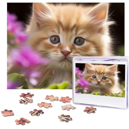 Puzzle 500 Teile Niedliche Katzenpuzzles Personalisiertes Bilderpuzzle für Erwachsene Fotopuzzles Holzpuzzles Geschenk Klassisches Puzzle für Familie Hochzeit Geburtstag Valentinstag Puzzle 500 Teile Niedliche Katzenpuzzles Personalisiertes Bilderpuzzle für Erwachsene Fotopuzzles Holzpuzzles Geschenk Klassisches Puzzle für Familie Hochzeit Geburtstag Valentinstag von LZQPOEAS