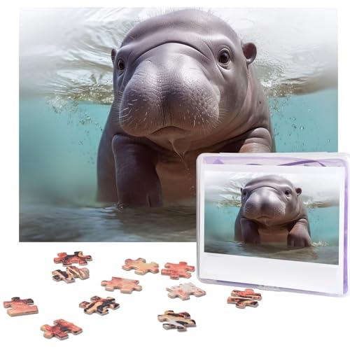 Puzzle 500 Teile Niedliche Nilpferd Puzzles Personalisierte Bilderpuzzle für Erwachsene Fotopuzzles Holzpuzzles Geschenk Klassisches Puzzle für Familie Hochzeit Geburtstag Valentinstag Puzzle 500 Teile Niedliche Nilpferd Puzzles Personalisierte Bilderpuzzle für Erwachsene Fotopuzzles Holzpuzzles Geschenk Klassisches Puzzle für Familie Hochzeit Geburtstag Valentinstag von LZQPOEAS