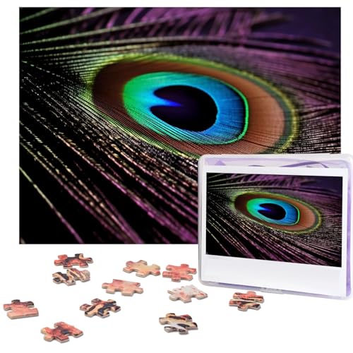 Puzzle 500 Teile Pfauenfeder-Puzzles Personalisiertes Bilderpuzzle für Erwachsene Fotopuzzles Holzpuzzles Geschenk Klassisches Puzzle für Familie Hochzeit Geburtstag Valentinstag Puzzle 500 Teile Pfauenfeder-Puzzles Personalisiertes Bilderpuzzle für Erwachsene Fotopuzzles Holzpuzzles Geschenk Klassisches Puzzle für Familie Hochzeit Geburtstag Valentinstag von LZQPOEAS