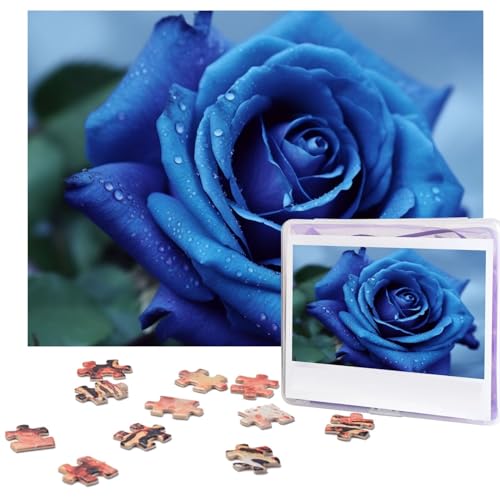 Puzzle 500 Teile Romantische blaue Rose Puzzles Personalisiertes Bilderpuzzle für Erwachsene Fotopuzzles Holzpuzzles Geschenk Klassisches Puzzle für Familie Hochzeit Geburtstag Valentinstag Puzzle 500 Teile Romantische blaue Rose Puzzles Personalisiertes Bilderpuzzle für Erwachsene Fotopuzzles Holzpuzzles Geschenk Klassisches Puzzle für Familie Hochzeit Geburtstag Valentinstag von LZQPOEAS