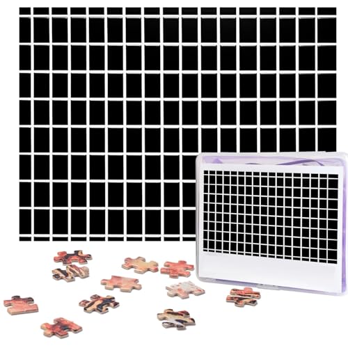 Puzzle 500 Teile Schwarz-Weiß-Raster-Puzzles Personalisiertes Bilderpuzzle für Erwachsene Fotopuzzles Holzpuzzles Geschenk Klassisches Puzzle für Familie Hochzeit Geburtstag Valentinstag Puzzle 500 Teile Schwarz-Weiß-Raster-Puzzles Personalisiertes Bilderpuzzle für Erwachsene Fotopuzzles Holzpuzzles Geschenk Klassisches Puzzle für Familie Hochzeit Geburtstag Valentinstag von LZQPOEAS