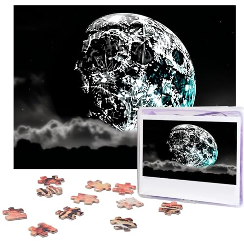 Puzzle 500 Teile Schwarz-Weiß-Raum Mond Puzzles Personalisiertes Bilderpuzzle für Erwachsene Fotopuzzles Holzpuzzles Geschenk Klassisches Puzzle für Familie Hochzeit Geburtstag Valentinstag Puzzle 500 Teile Schwarz-Weiß-Raum Mond Puzzles Personalisiertes Bilderpuzzle für Erwachsene Fotopuzzles Holzpuzzles Geschenk Klassisches Puzzle für Familie Hochzeit Geburtstag Valentinstag von LZQPOEAS