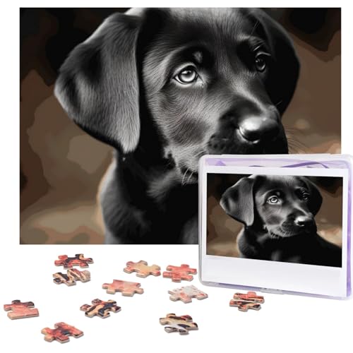 Puzzle 500 Teile Schwarzer Labrador Welpe Puzzles Personalisiertes Bilderpuzzle für Erwachsene Fotopuzzles Holzpuzzles Geschenk Klassisches Puzzle für Familie Hochzeit Geburtstag Valentinstag Puzzle 500 Teile Schwarzer Labrador Welpe Puzzles Personalisiertes Bilderpuzzle für Erwachsene Fotopuzzles Holzpuzzles Geschenk Klassisches Puzzle für Familie Hochzeit Geburtstag Valentinstag von LZQPOEAS