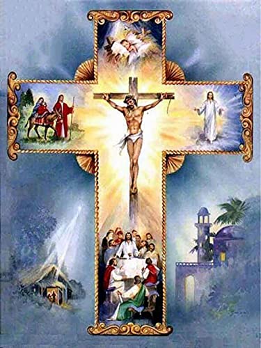 LZQZJD Puzzle 1000 Klassische Puzzles Für Erwachsene Jesus Kreuz Ist EIN Geschenk Für Die Ganze Familie von LZQZJD