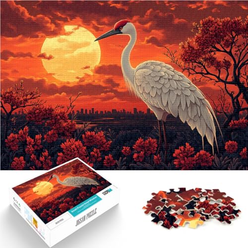 Puzzle für Erwachsene, 1000 Teile “Abstraktes Gemälde eines Kranichs” Aus Karton,für Kinder ab 14 Jahren Puzzle für EIN Kunstwerk。Größe:26x38cm/10.2x14.9Zoll Puzzle für Erwachsene, 1000 Teile “Abstraktes Gemälde eines Kranichs” Aus Karton,für Kinder ab 14 Jahren Puzzle für EIN Kunstwerk。Größe:26x38cm/10.2x14.9Zoll von LZYANG