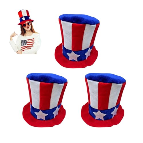 LZYWOD Flaggenhut, Flagge, patriotische Hüte, Neuheit für Juli Zubehör, patriotische Unabhängigkeit, Frauenmemor für Herren, Accessoires LZYWOD Flaggenhut, Flagge, patriotische Hüte, Neuheit für Juli Zubehör, patriotische Unabhängigkeit, Frauenmemor für Herren, Accessoires von LZYWOD