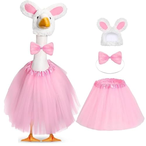 LZYWOD Oster-Veranda-Gänse-Outfits, 58,4 cm, Rasengans-Statue, Kleidung, Veranda, Gans, Kleiderkragen, Gartenhut, Schleife, Gänsehase mit und Kosten LZYWOD Oster-Veranda-Gänse-Outfits, 58,4 cm, Rasengans-Statue, Kleidung, Veranda, Gans, Kleiderkragen, Gartenhut, Schleife, Gänsehase mit und Kosten von LZYWOD