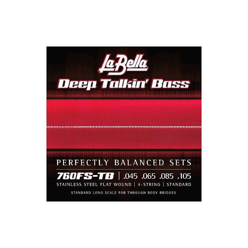 La Bella Deep Talking Bass 760FS-TB für Through Bodies Saiten E-Bass von La Bella