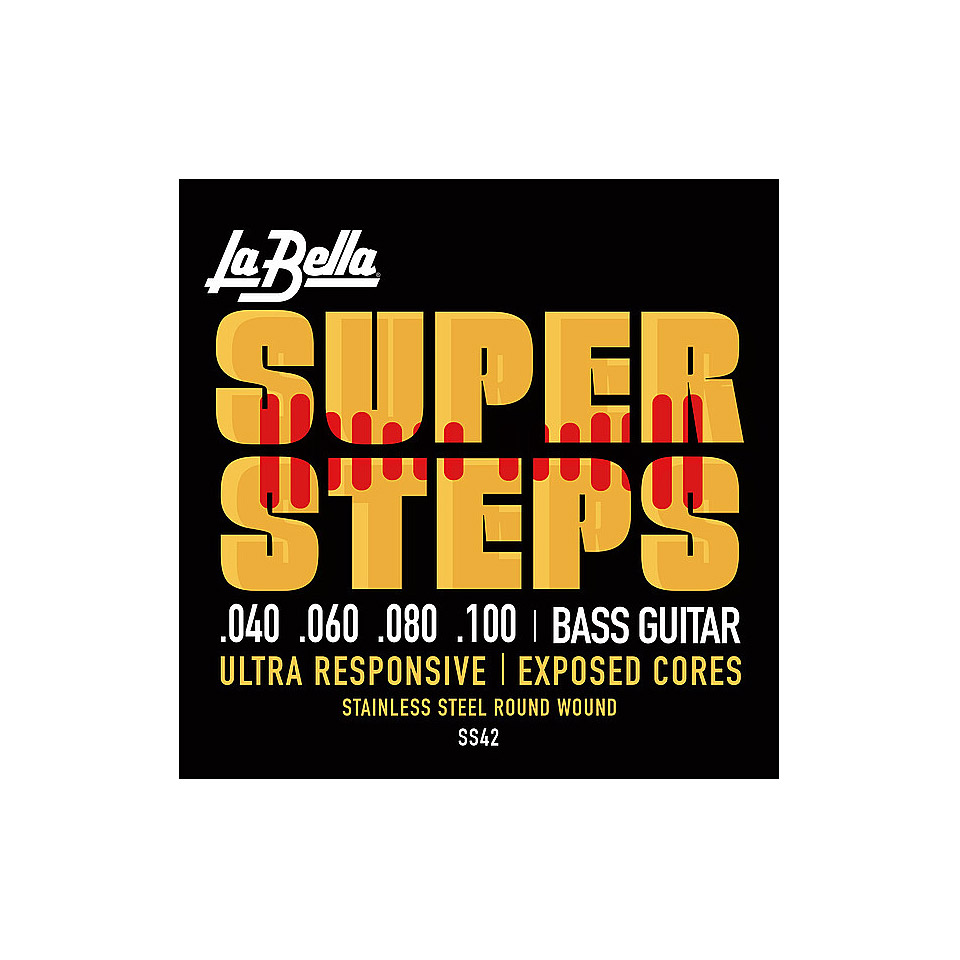 La Bella La Bella Super Steps SS40 Saiten E-Bass von La Bella