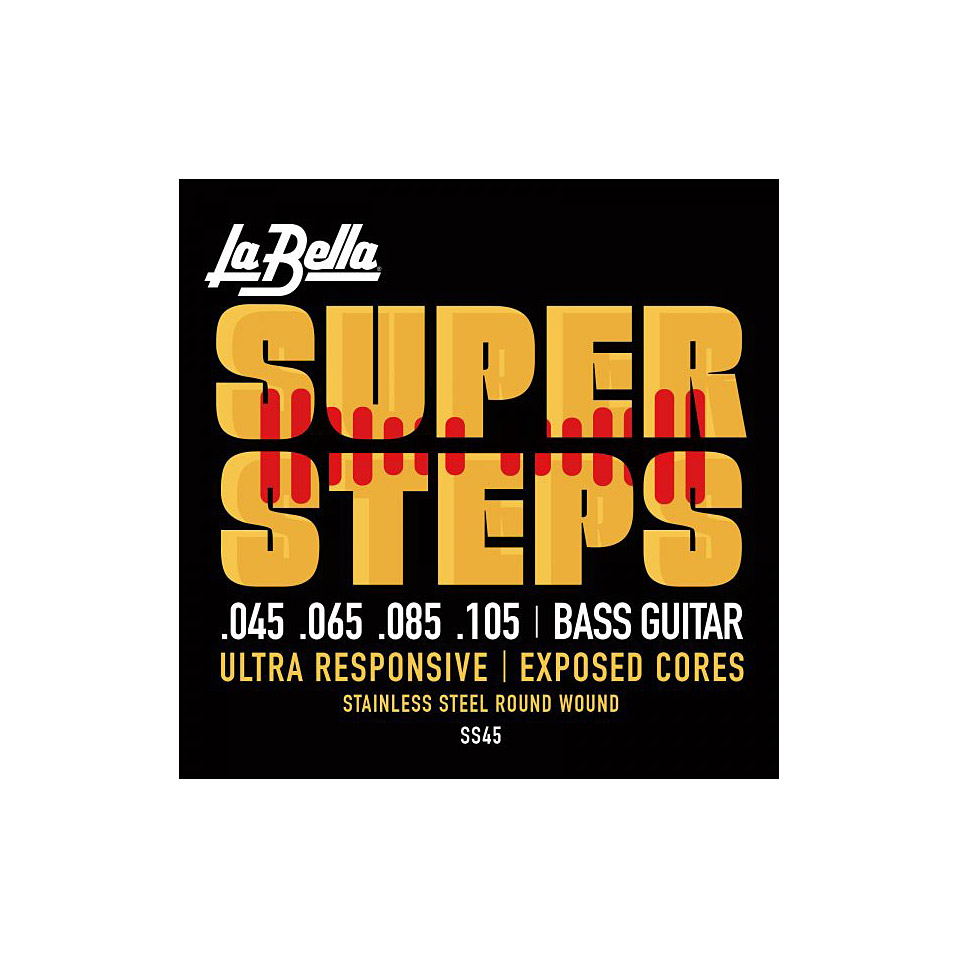 La Bella La Bella Super Steps SS45 Saiten E-Bass von La Bella