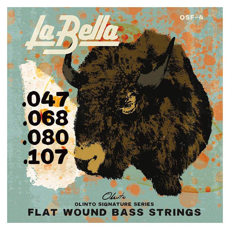 La Bella Olinto Sig. 4-String Saiten E-Bass von La Bella