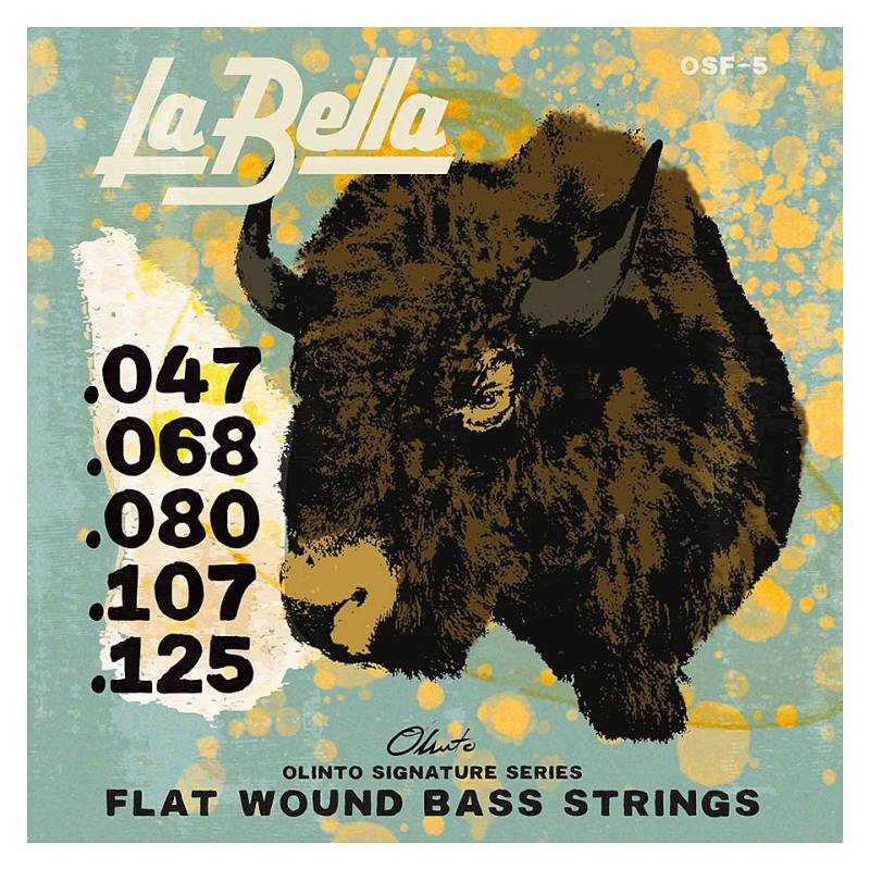 La Bella Olinto Sig. 5-String Saiten E-Bass von La Bella