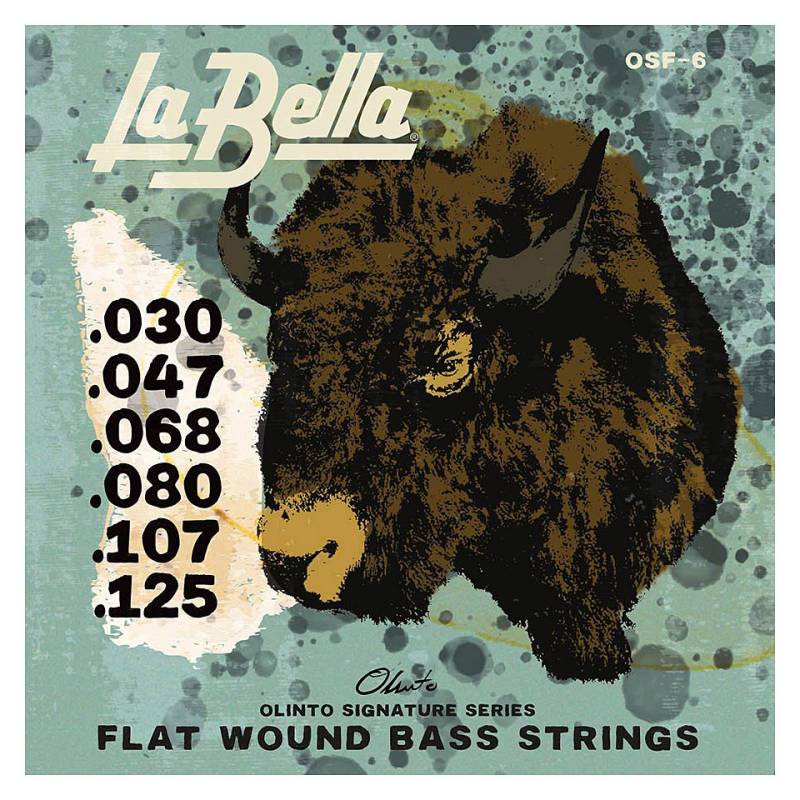 La Bella Olinto Sig. 6-String Saiten E-Bass von La Bella