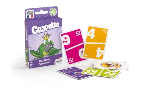 Ducal La Crapette Kartenspiel für Kinder, Schnelligkeit und Reflexspiel, ab 6 Jahren von La Ducale