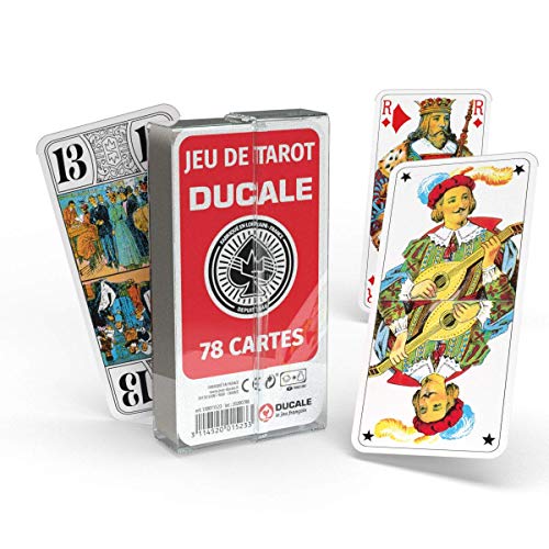 Ducale, Le jeu Français Tarotspiel, 78 Karten, ab 6 Jahren, Kunststoffbox, Mehrfarbig von LA DUCALE