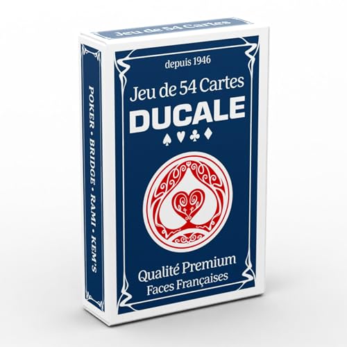 Ducale Origine – Spiel mit 54 Karten – Poker-Spiel, Präsident, Palmito, 8 Amerikaner von La Ducale