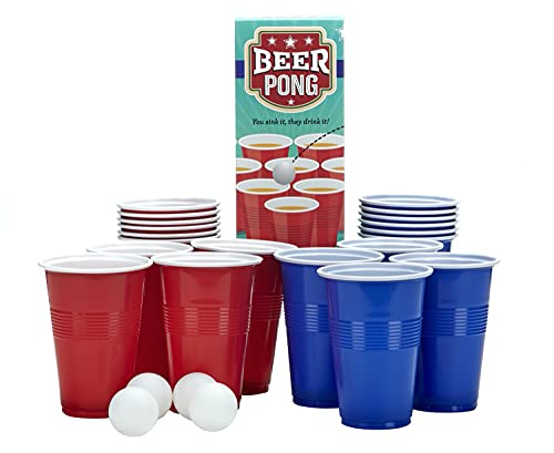 Whitehouse Bierpong-Set für Erwachsene, 24-teilig Whitehouse Bierpong-Set für Erwachsene, 24-teilig von La Dufful