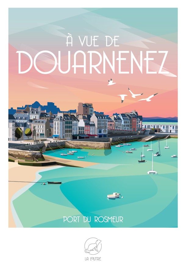 La Loutre A vue de DOUARNENEZ 1000 Teile Puzzle Puzzle-La-Loutre-7478 von La Loutre