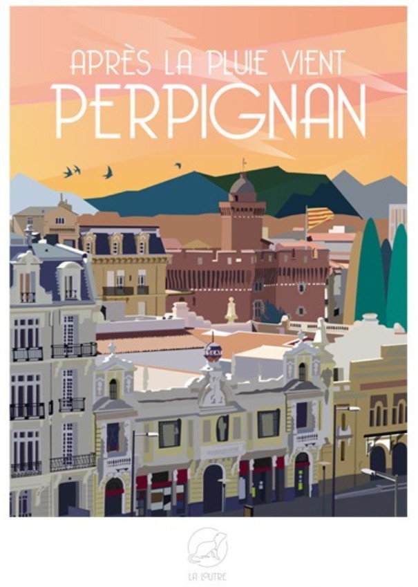 La Loutre Après la Pluis vient PERPIGNAN 1000 Teile Puzzle Puzzle-La-Loutre-7201 von La Loutre