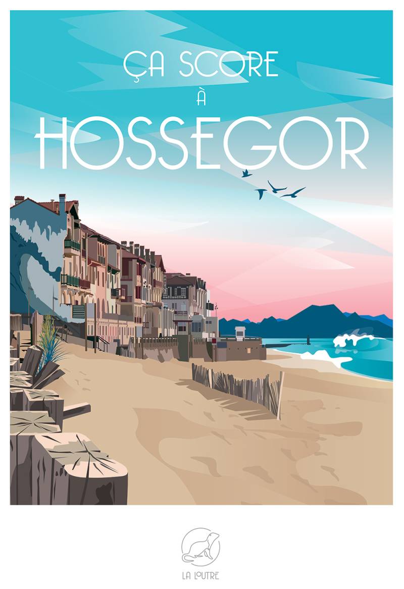 La Loutre Ca Score A HOSSEGOR 1000 Teile Puzzle Puzzle-La-Loutre-9229 von La Loutre