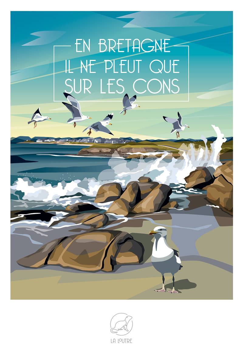 La Loutre En BRETAGNE Il ne pleut que sur les Cons 1000 Teile Puzzle Puzzle-La-Loutre-8895 von La Loutre