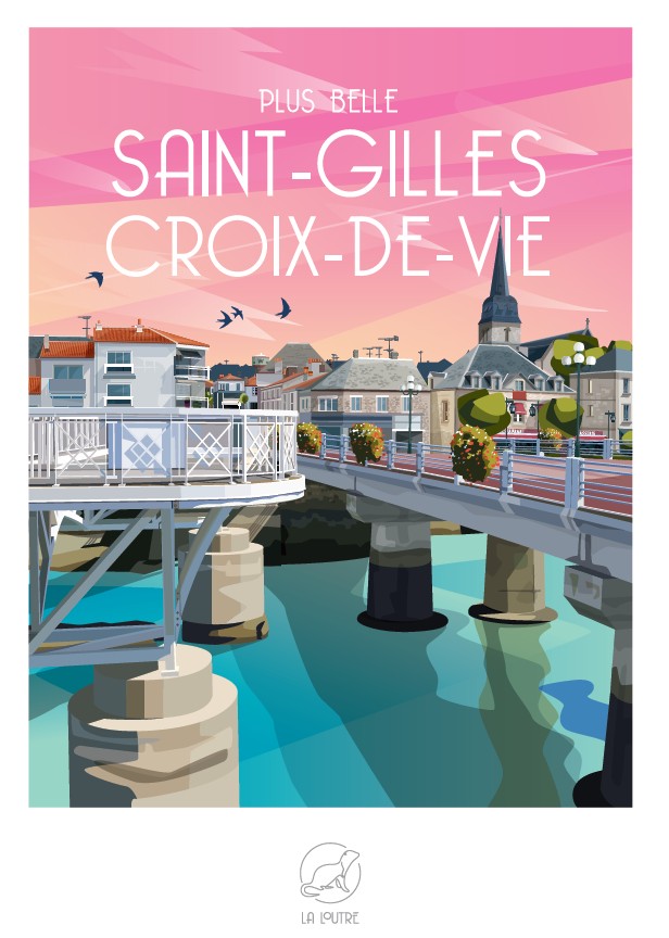 La Loutre Plus Belle SAINT-GILLES CROIX-DE-VIE 1000 Teile Puzzle Puzzle-La-Loutre-7133 von La Loutre