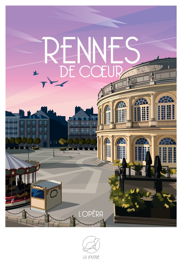 La Loutre RENNES de Coeur - L'Opéra 1000 Teile Puzzle Puzzle-La-Loutre-5849 von La Loutre