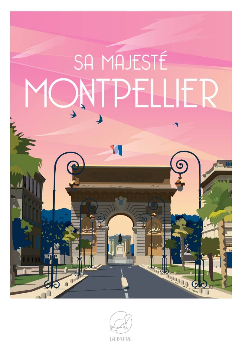 La Loutre Sa Majesté MONTPELLIER 1000 Teile Puzzle Puzzle-La-Loutre-0827 von La Loutre