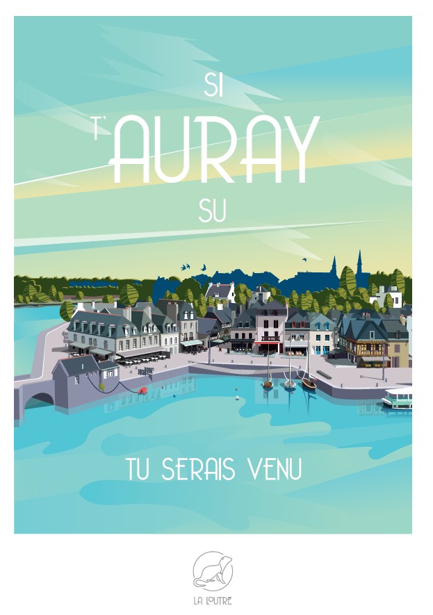 La Loutre Si t'AURAY su, tu serais venu 1000 Teile Puzzle Puzzle-La-Loutre-6143 von La Loutre