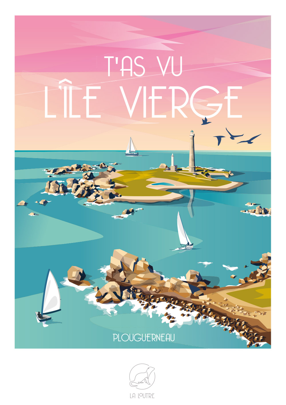 La Loutre T'as vu l'ile vierge Plouguenau 1000 Teile Puzzle Puzzle-La-Loutre-1503 von La Loutre