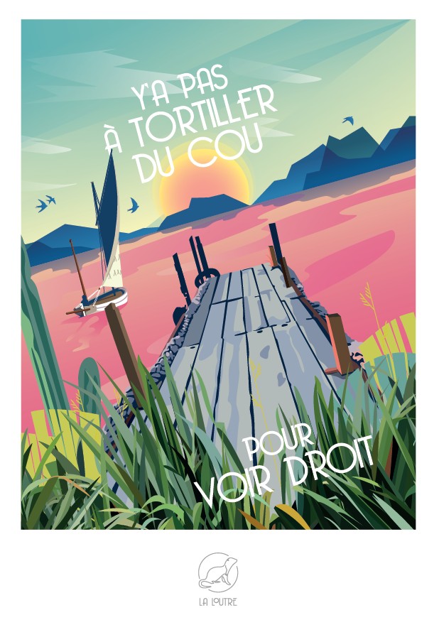 La Loutre Y'a pas à Tortiller du Cou pour Voir Droit 1000 Teile Puzzle Puzzle-La-Loutre-7362 von La Loutre