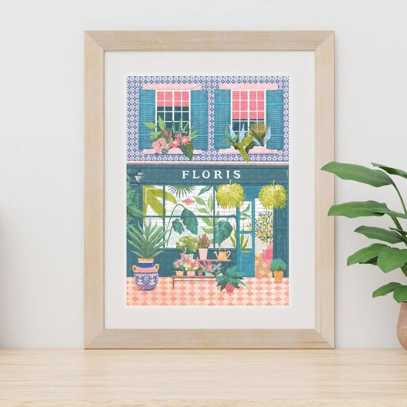 La Petite Epicerie Floris 1000 Teile Puzzle La-Petite-Epicerie-340008 von La Petite Epicerie