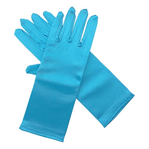 La Señorita ELSA Frozen Handschuhe Blau für Mädchen Eiskönigin (blau) von La Senorita
