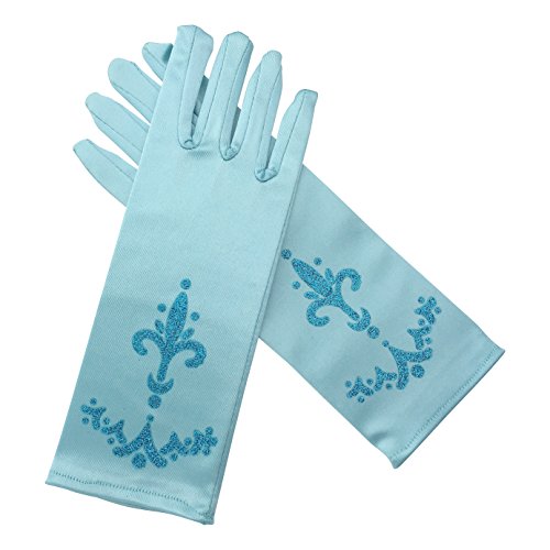 La Señorita ELSA Frozen Handschuhe Blau für Mädchen Eiskönigin (leicht blau) von La Senorita