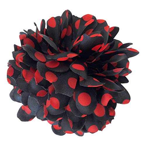 La Senorita Haarblume Schwarz mit Roten Punkten von La Senorita