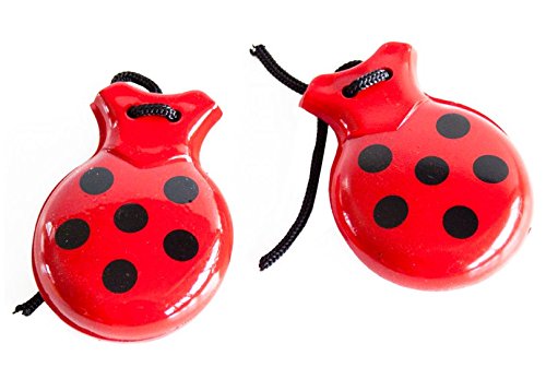 La Señorita Spanische Kastagnetten rot mit schwarzen Punkten Flamenco Kleid La Señorita Spanische Kastagnetten rot mit schwarzen Punkten Flamenco Kleid von La Senorita