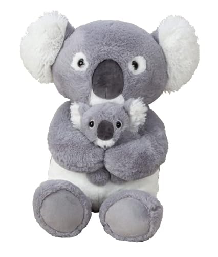 LaBelleHome Koalabär Teddybär mit Baby 35 cm - der kuschelige Freund für Ihren Nachwuchs Stofftier Kuscheltier von LaBelleHome