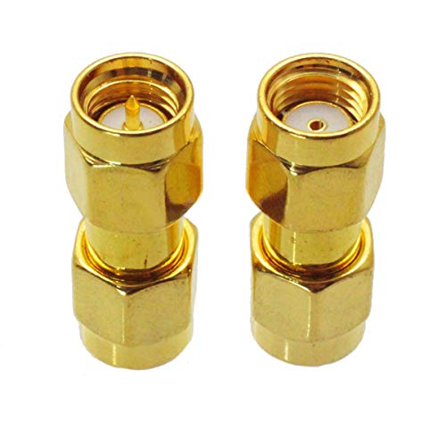 LaDicha SMA Male to Rp-SMA Male Adaptor Rf Connector Straight for FPV Rc Drone LaDicha SMA Male to Rp-SMA Male Adaptor Rf Connector Straight for FPV Rc Drone von LaDicha