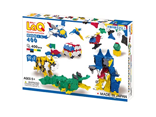 LaQ Basic 400 First Set | 400 Teile | Alter 5+ | Kreativer, pädagogischer Konstruktionsspielzeugblock | Hergestellt in Japan LaQ Basic 400 First Set | 400 Teile | Alter 5+ | Kreativer, pädagogischer Konstruktionsspielzeugblock | Hergestellt in Japan von LaQ