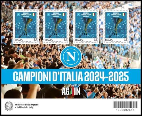 2025 Repubblica AG4IN Foglietto Napoli Campione d'Italia - MNH/** von LaVecchiaScatola