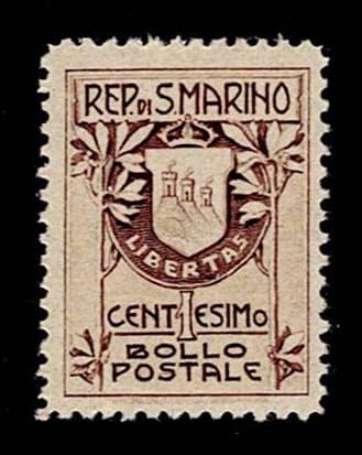 LaVecchiaScatola 1907 San Marino Wappen 1 Cent SAS.47 Neu MNH/** LaVecchiaScatola 1907 San Marino Wappen 1 Cent SAS.47 Neu MNH/** von LaVecchiaScatola