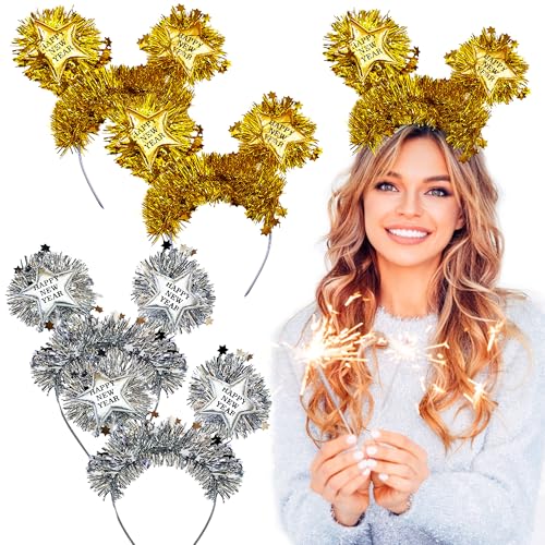 LaVenty 2025 Happy New Year Haarreif Silvester Krone Accessoires von LaVenty