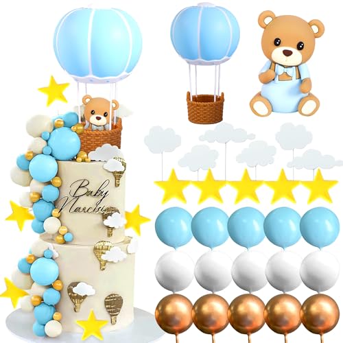 LaVenty Blaue Teddybär Tortendeko Tortendeko Taufe Junge Tortendeko Junge 1 Jahr Blau Tortendeko Teddybär Kuchen Dekoration für Hochzeit BabyShower Geburtstag Party LaVenty Blaue Teddybär Tortendeko Tortendeko Taufe Junge Tortendeko Junge 1 Jahr Blau Tortendeko Teddybär Kuchen Dekoration für Hochzeit BabyShower Geburtstag Party von LaVenty